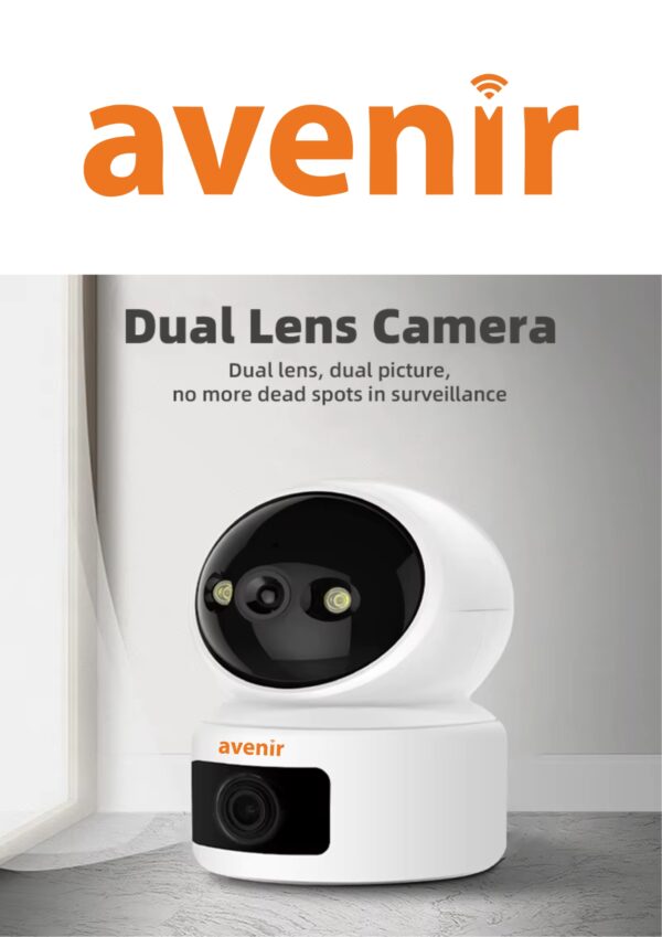 4 MP 2 Kameralı 360° Dönebilen Wifi Bebek Kamerası AV-S213 - Görsel 5