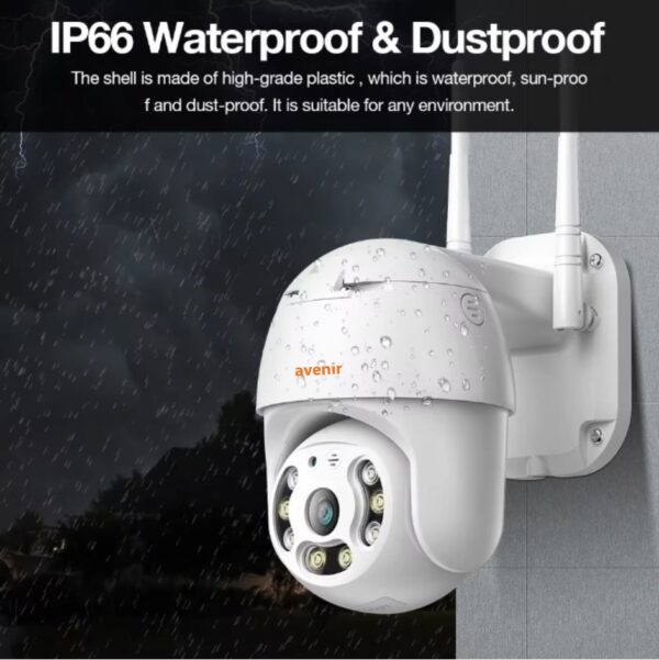 AV-M20 5MP CCTV Kablosuz İki Yolu Ses Onvif Destekli Waterproof Ptz WIFI IP Kamera - Görsel 8