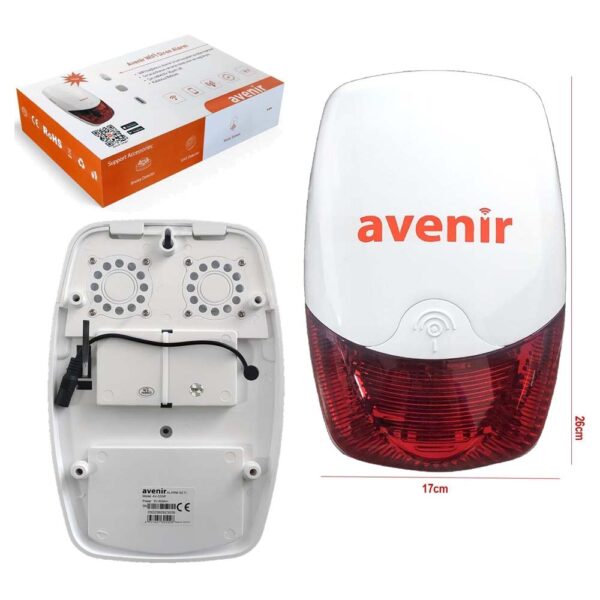 Akıllı Siren Alarm Seti Wi-Fi Tuya Destekli AV-02WF - Görsel 2