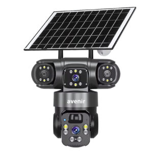 AV-S421 4MP 2 Kameralı Solar PTZ 4G Sim Kartlı Kamera