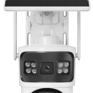 AV-S234 AOV SÜREKLİ KAYIT 4MP 2 Kameralı Solar Panelli PTZ Wifi Kamera