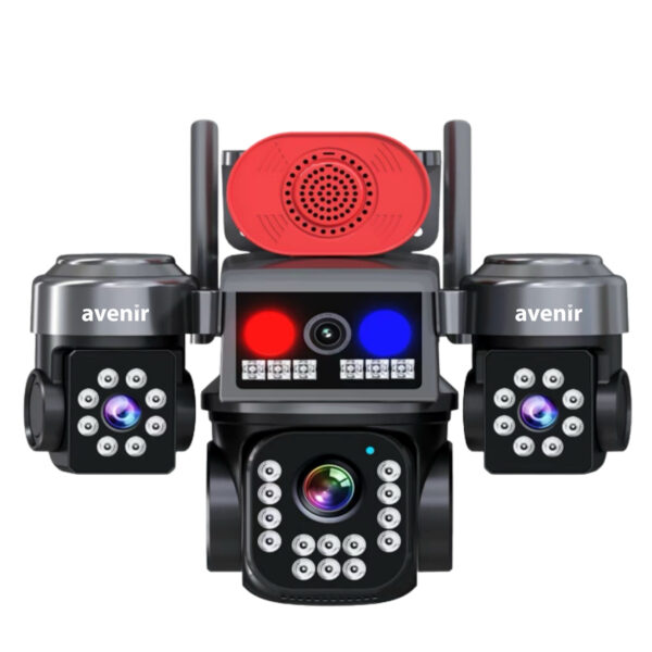 AV-S315 12MP 4 Kameralı Wifili Sirenli Kamera