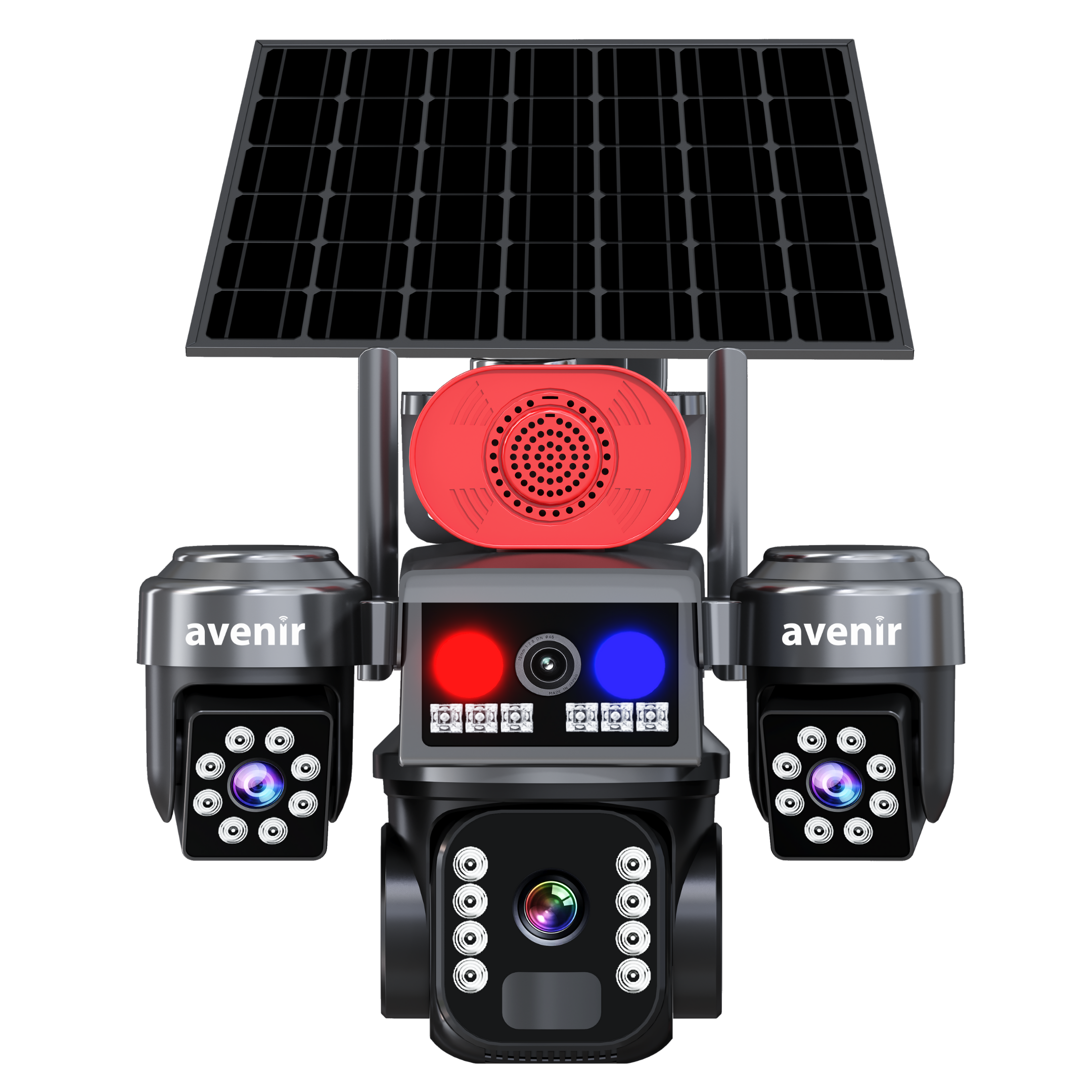 3 Kameralı Sim Kartlı 4G Güneş Enerjili Solar Kamera AV-S463