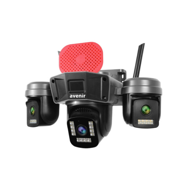 S308 AV-S308 6MP 3 Kameralı Ptz Wifi Akıllı Kamera - Avenir