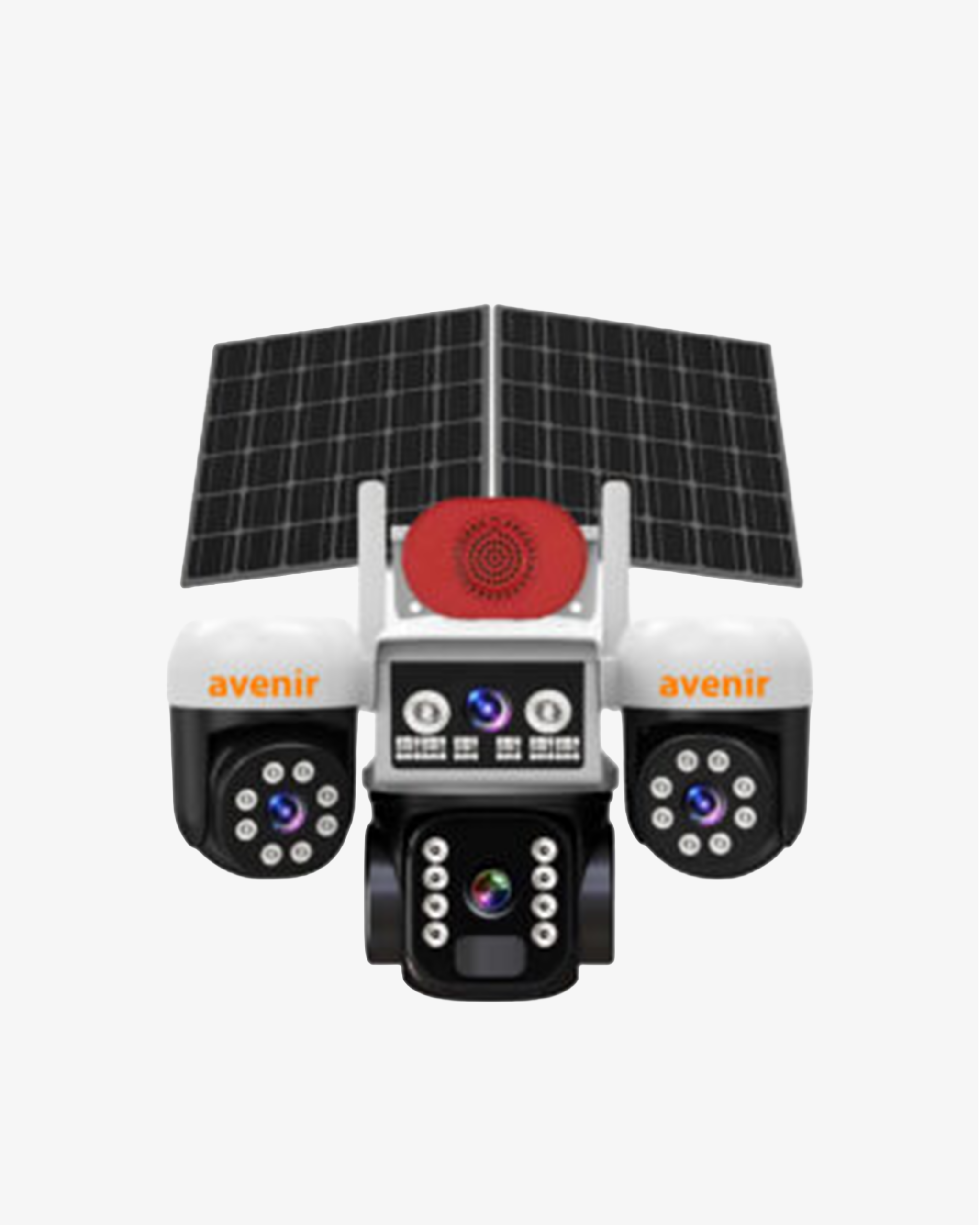 SUN様 AV-S464W 3 KAMERALI 3PTZ 4G SOLAR SİM KARTLI KAMERA - Avenir